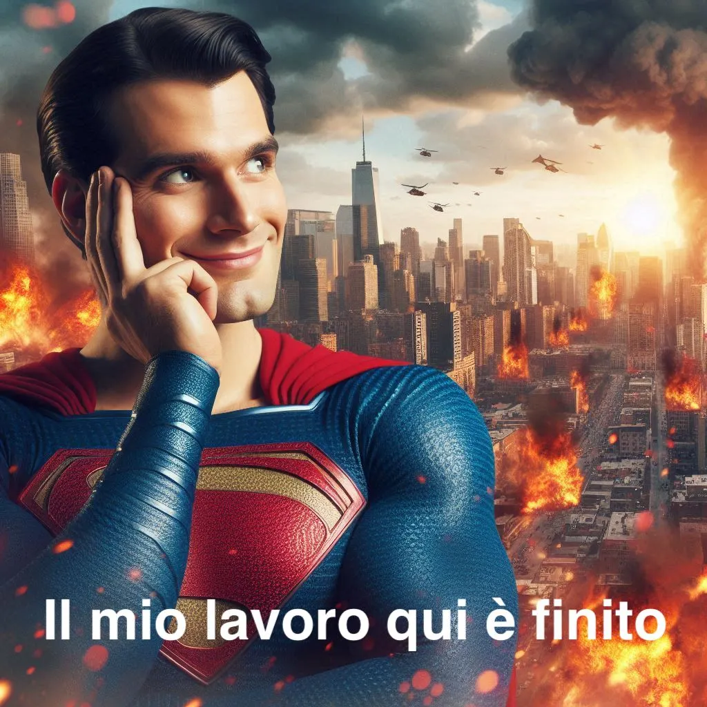 Il mio lavoro qui è finito